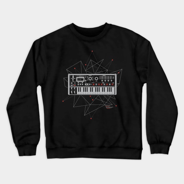 Mininova Light Crewneck Sweatshirt by Synthshirt